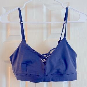ALO Yoga Deep Blue Crisscross Bralette